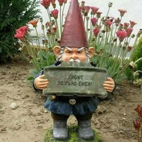 Claymore Garden Gnome