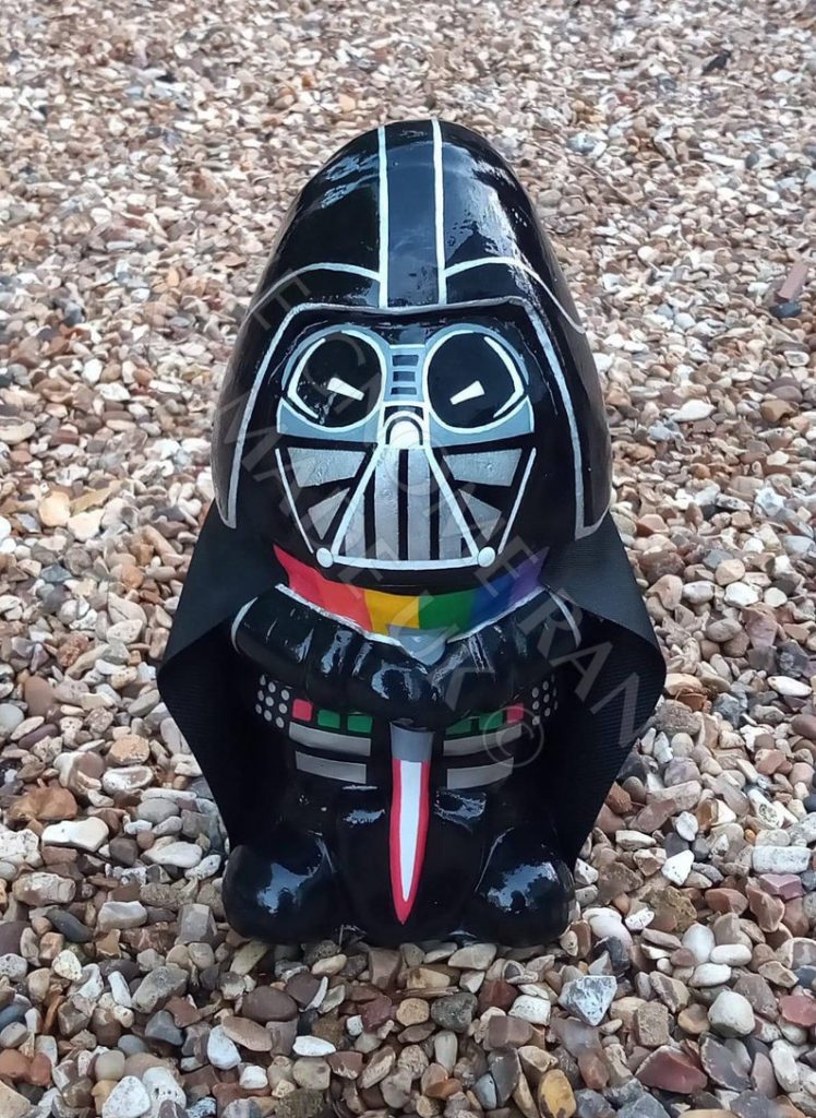 Darth Vader Pride Garden Gnome