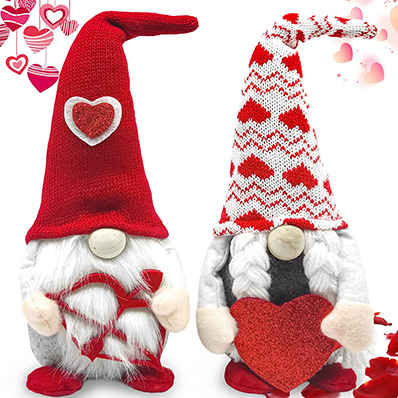 Mr and Mrs Scandinavian Valentines Tomte Doll