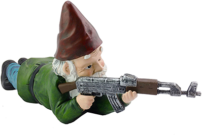 Military Gnome with AK47