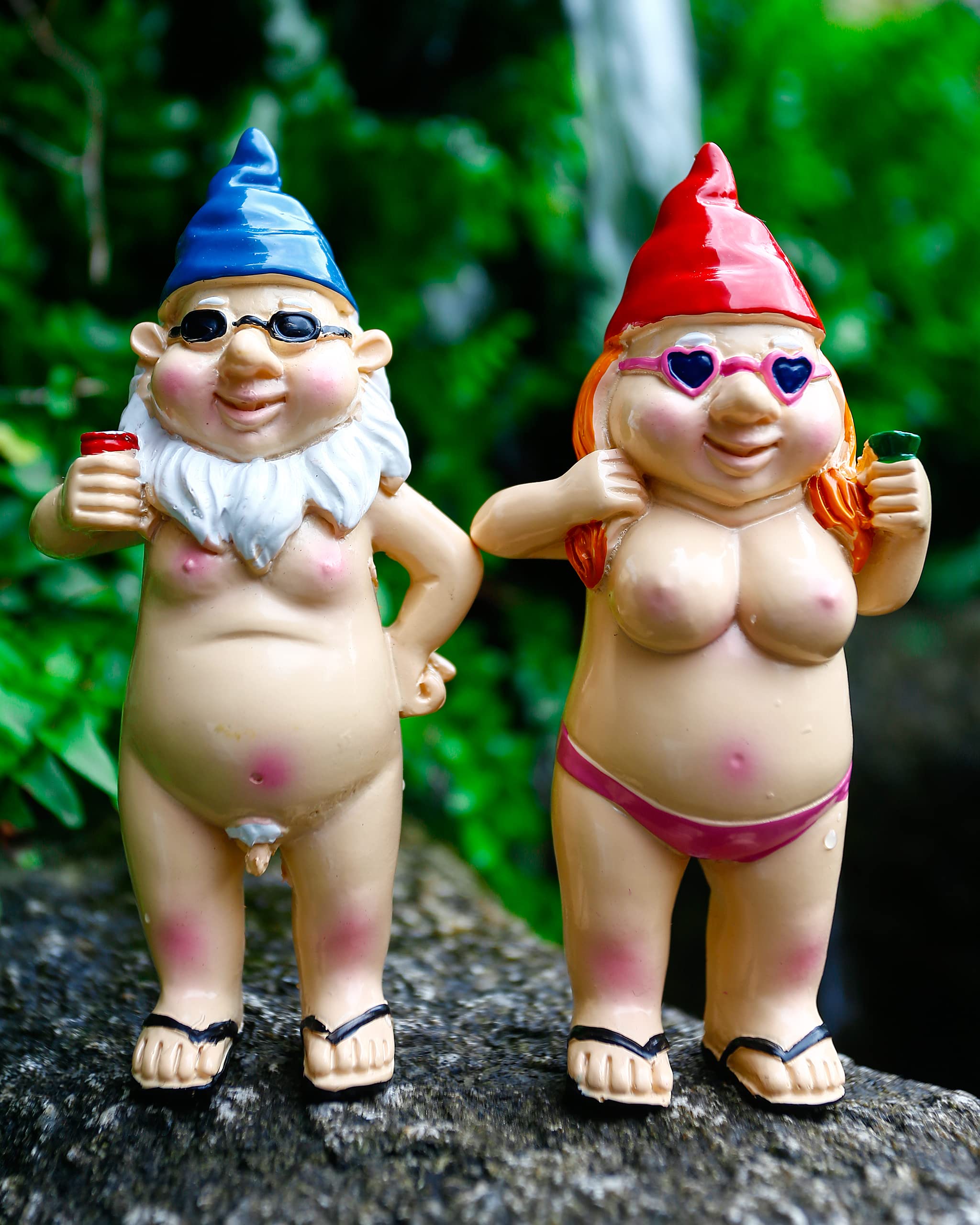 BBdis Naked Gnomes Statues
