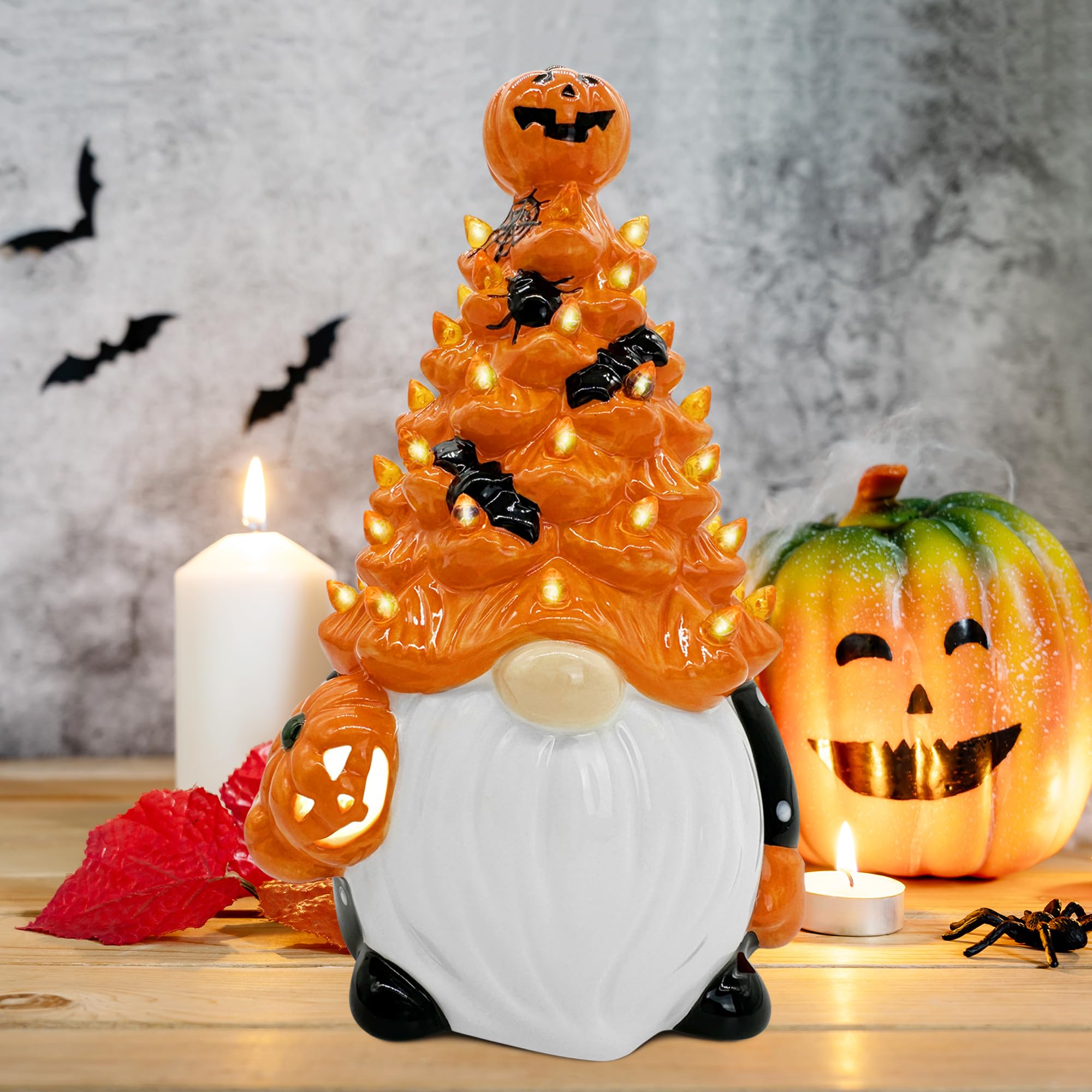 Hexagram Halloween Ceramic Tree
