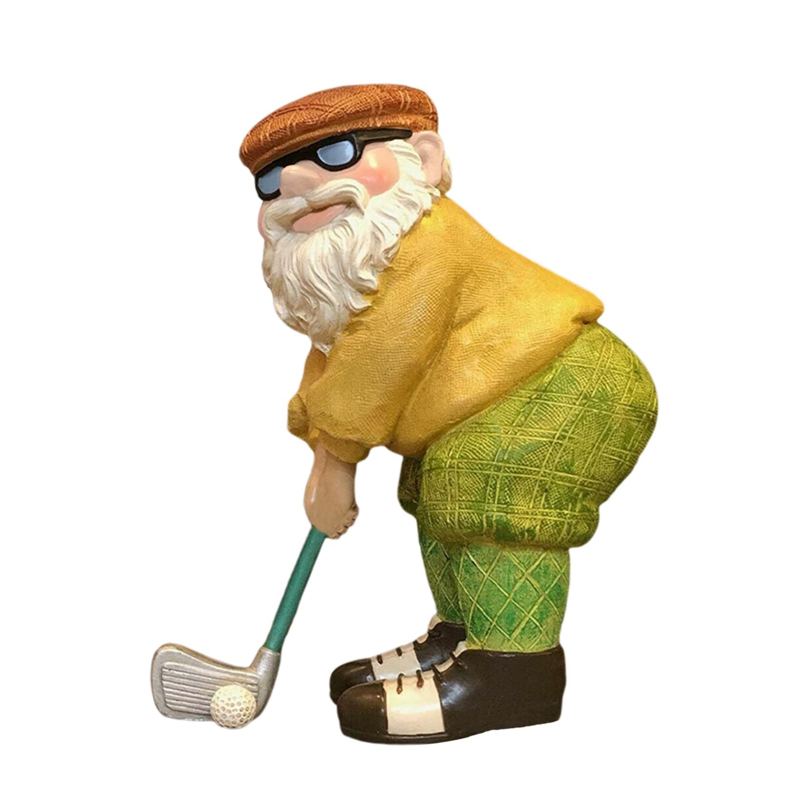 Design Toscano Bigey Burt Funny Golfing Garden Gnome Statue